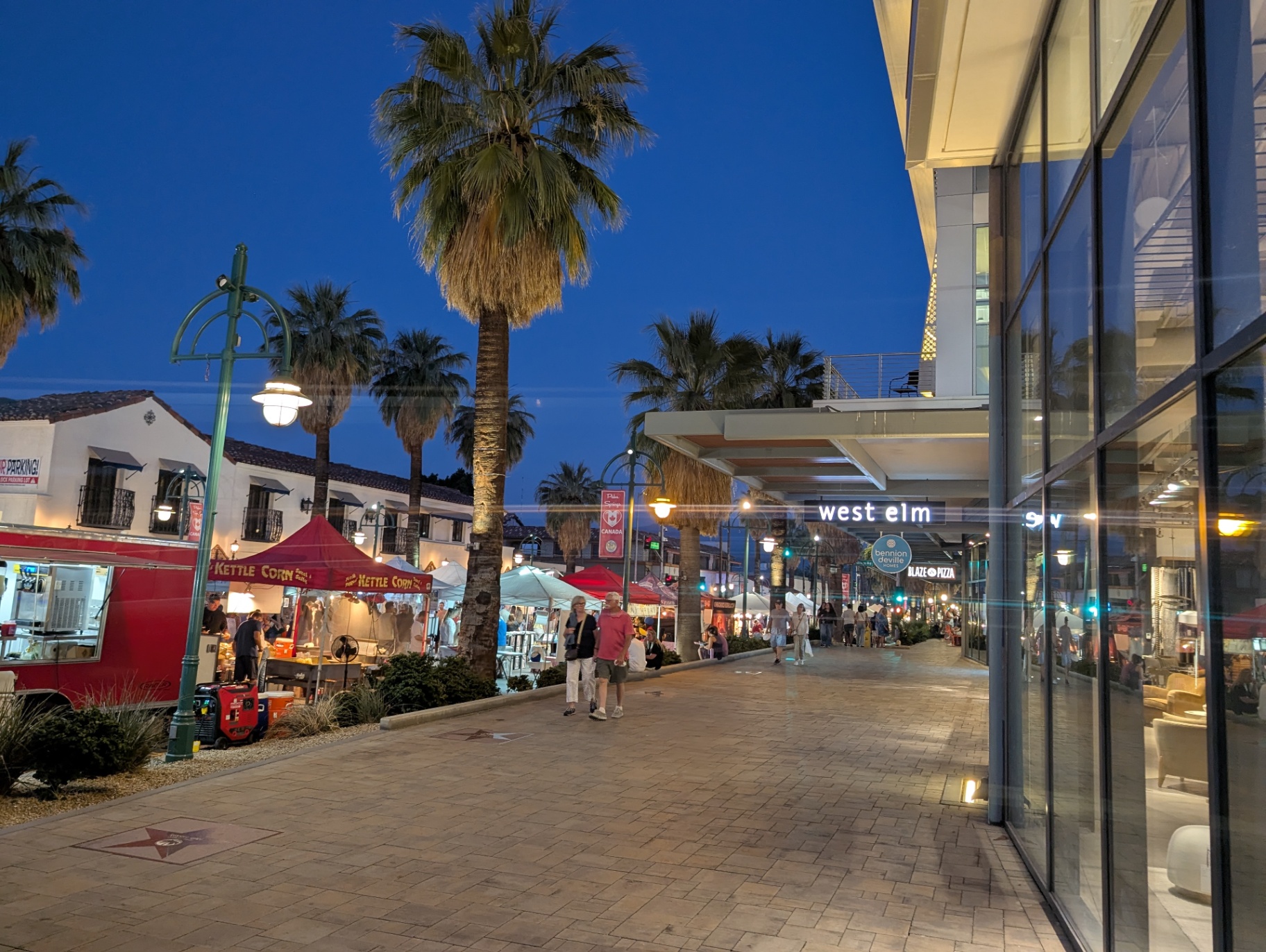 Vendors on Palm Canyon
